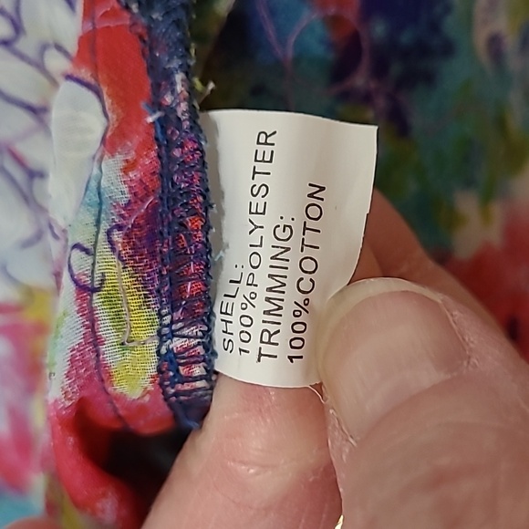 Morgan Cole Colorful Shacket with Denim & Embroidery size Medium - Picture 4 of 9